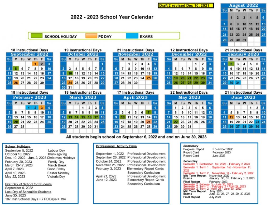 Input Needed To Shape 2022-2023 School Calendar | CKDR